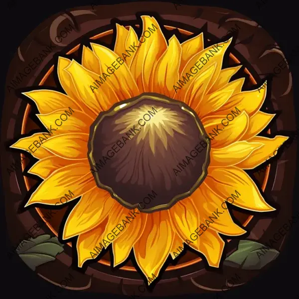 Sunflower Skill Icon: Solar Beam Attack.