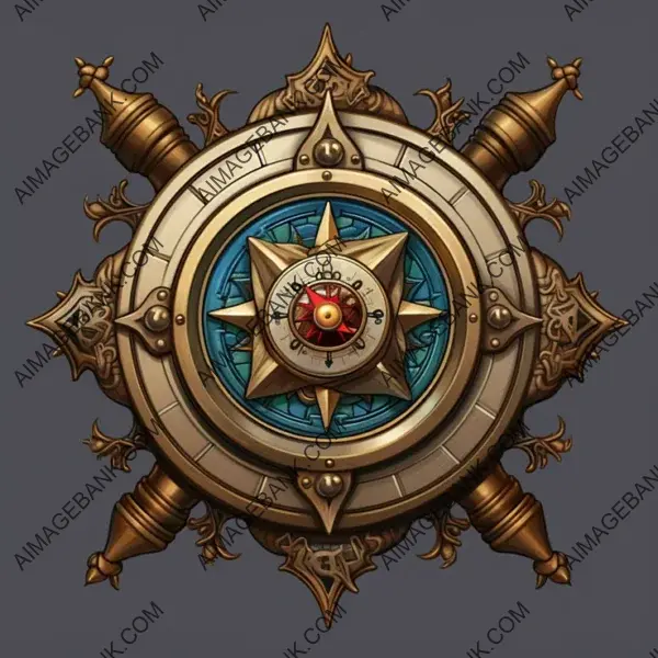 Jenny Brozeks&#8217; Fantasy Compass in Hearthstone Style