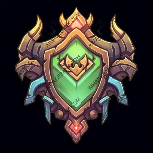 Clash Royale-Inspired Fantasy Emblem by Jenny Brozeks