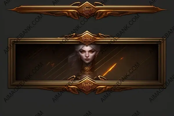 Enhancing League of Legends Game with Gold Metal Frame