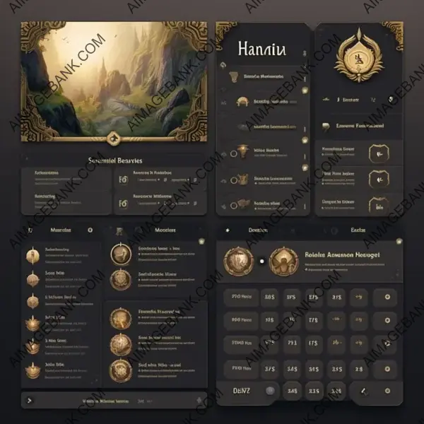 High-Fantasy UI Asset Pack for Stunning User Interfaces