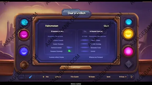 Minimalistic Cartoon Style: Game UI Design.