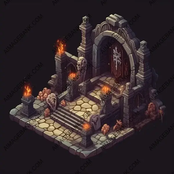 Gaming Mysteries: Altar Sacrifice Isometric