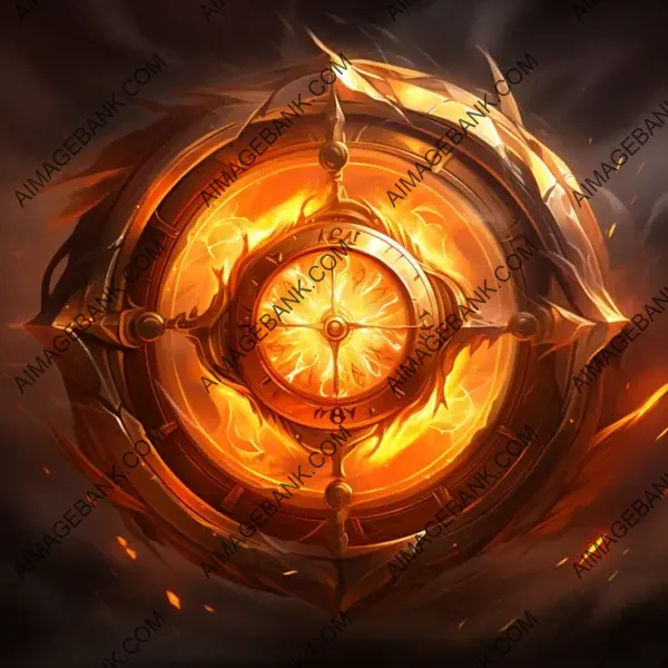 Time Icon in Hearthstone Art Style