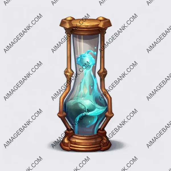 Neptune&#8217;s Hourglass: RPG Item Icon