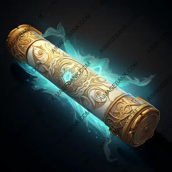 White Long Scroll of Power: Light League Artifact