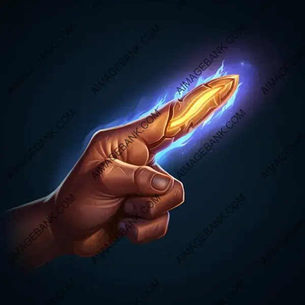 Hearthstone Skill Cursor: Art Style Icon.