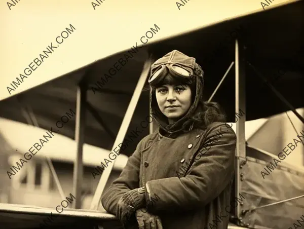 Harriet Quimby: Pioneering Aviator in a Captivating Portrait