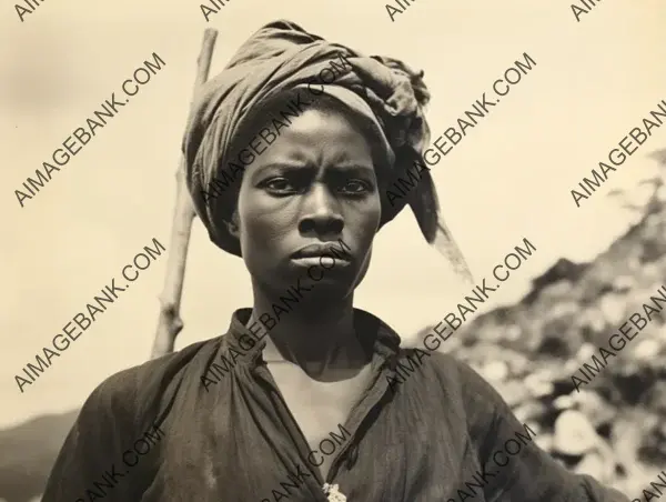 Mekatilili wa Menza: Kenyan Freedom Fighter Captured in Sepia