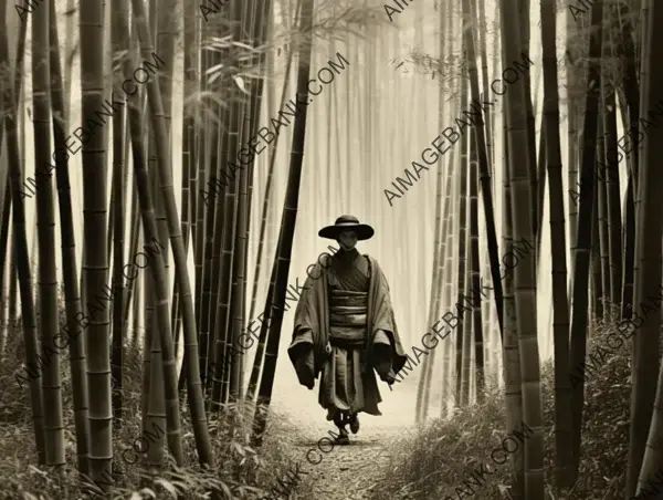 Mochizuki Chiyome: Sepia Portrait of a Fearless Ninja