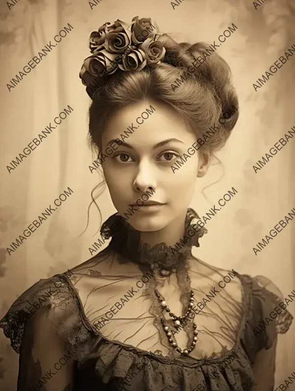 Vintage Portraits: Female Traditional Beauty