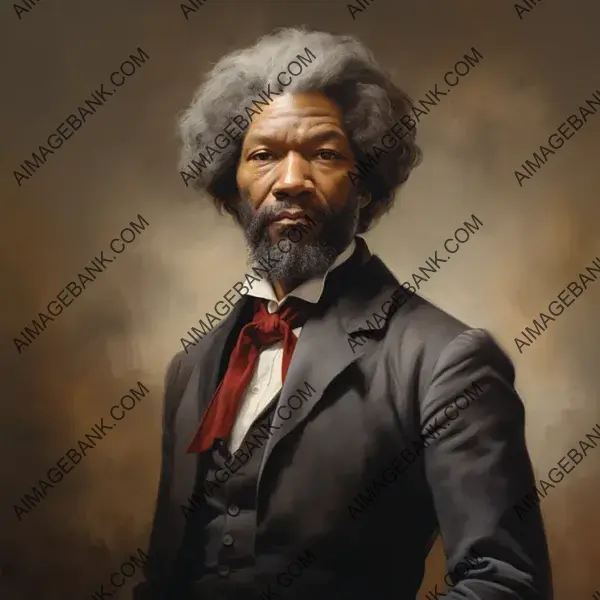 Modern Day Portrait of Frederick Douglass