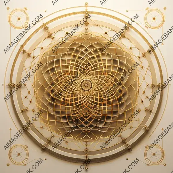 Abstract Posters Showcasing Sacred Geometry