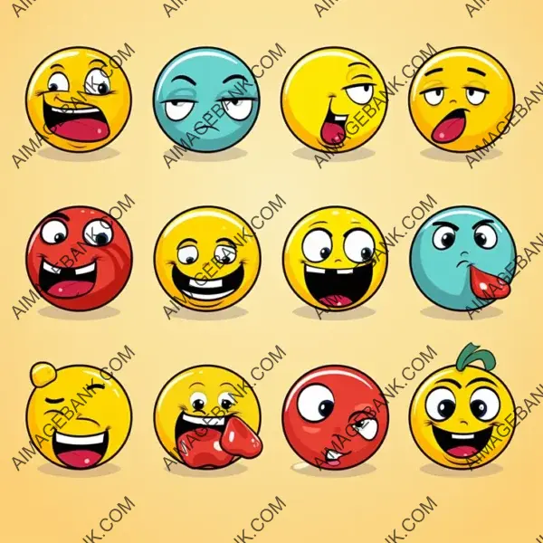 Design 10 Unique Smiley Face Emojis