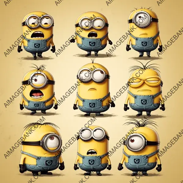 8k Minion Expression Sheet