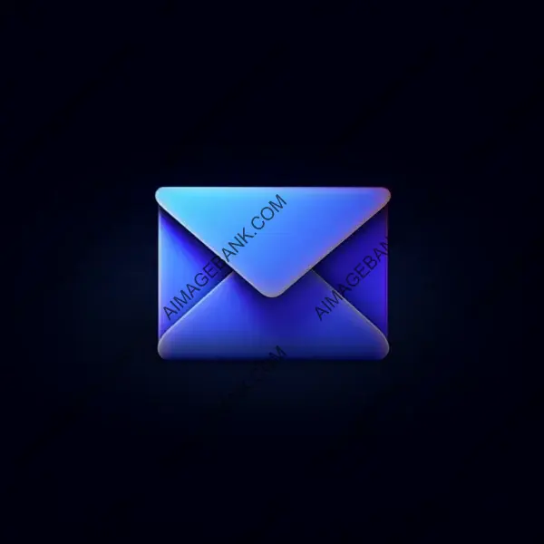 Letter Envelope Icon in Minimalist 2D Style