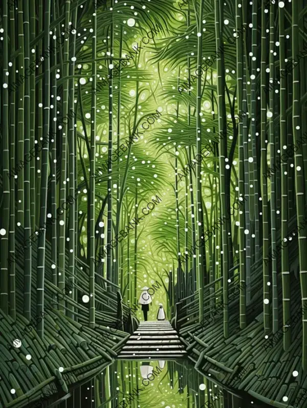 Bamboo Forest Adventure: Looking Up in Awe