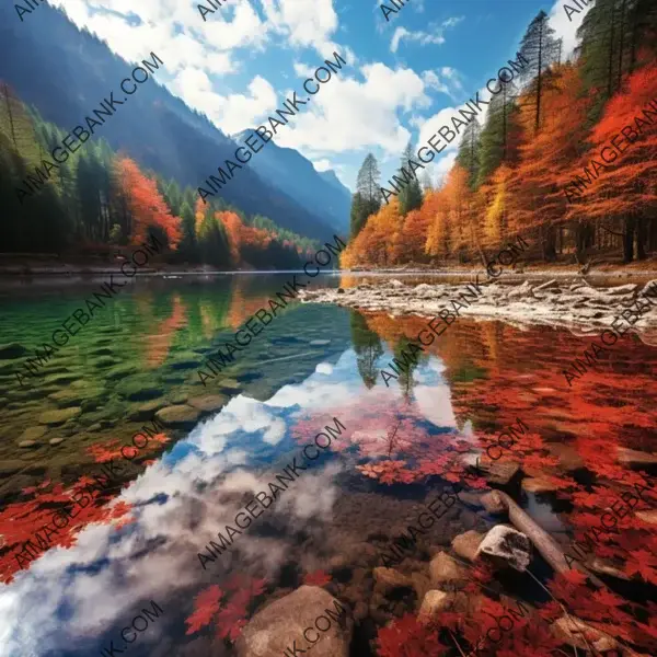 Colorful Autumn in Jiuzhaigou.