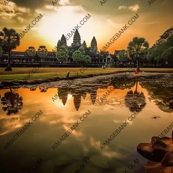 Majestic Angkor Wat Temple