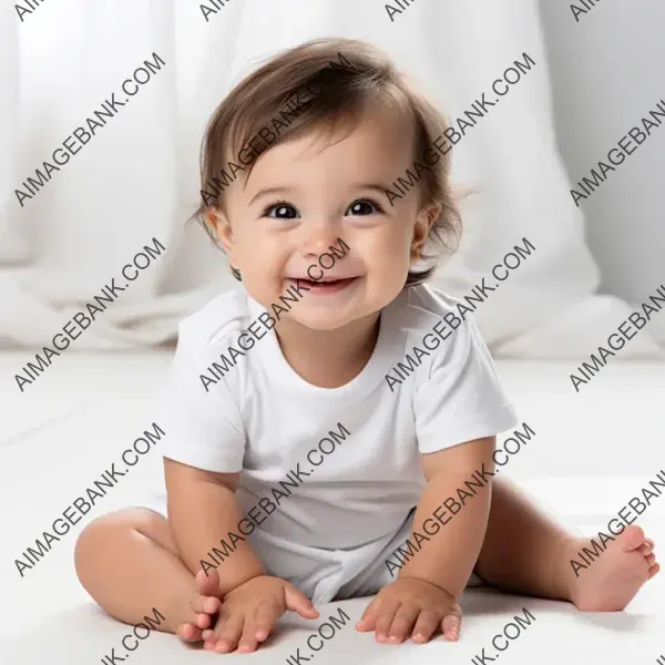 Cute Baby with a Joyful Smile