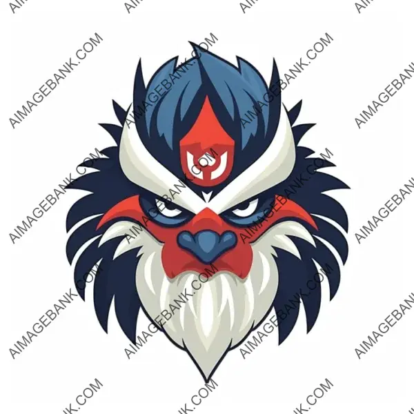 Japan Mythology Tengu Head Design