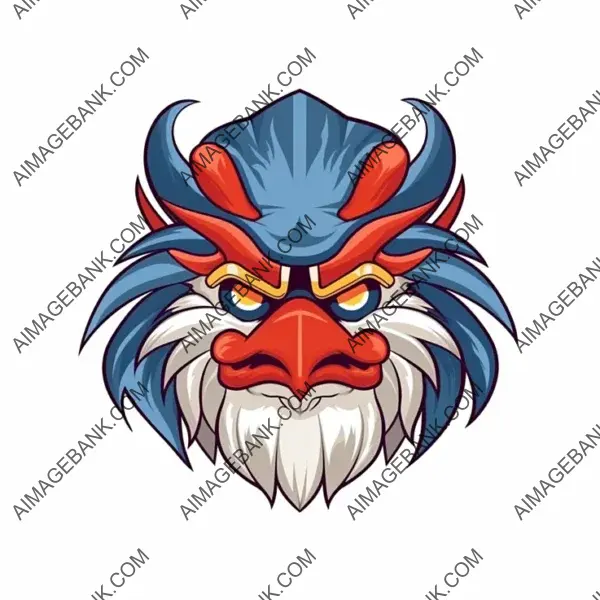 Japan Mythology Tengu Graphic Logo