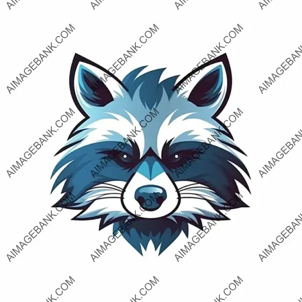 Whimsical Raccoon: Emblem of Nocturnal Charm