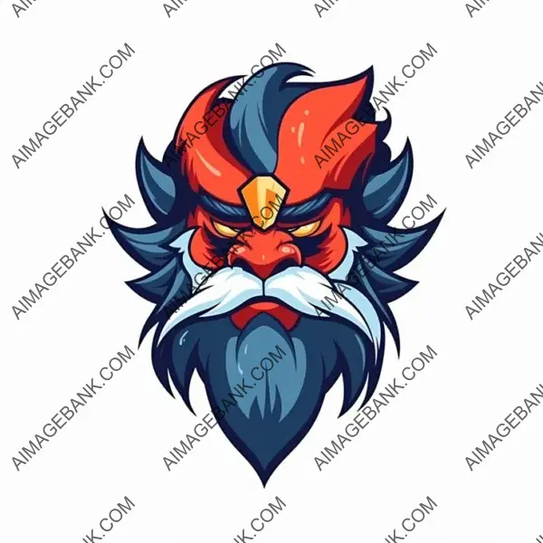 Whimsical Tengu: Emblem of Mythic Skies