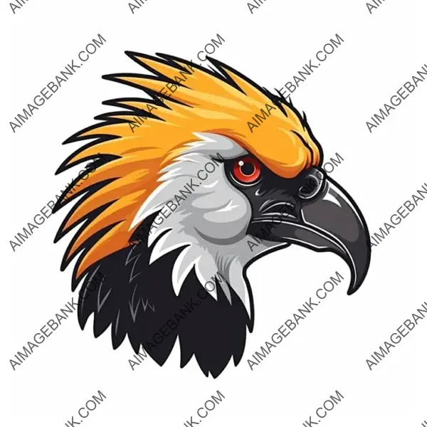 Condor head logo design