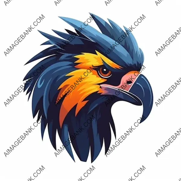 Condor head logo concept