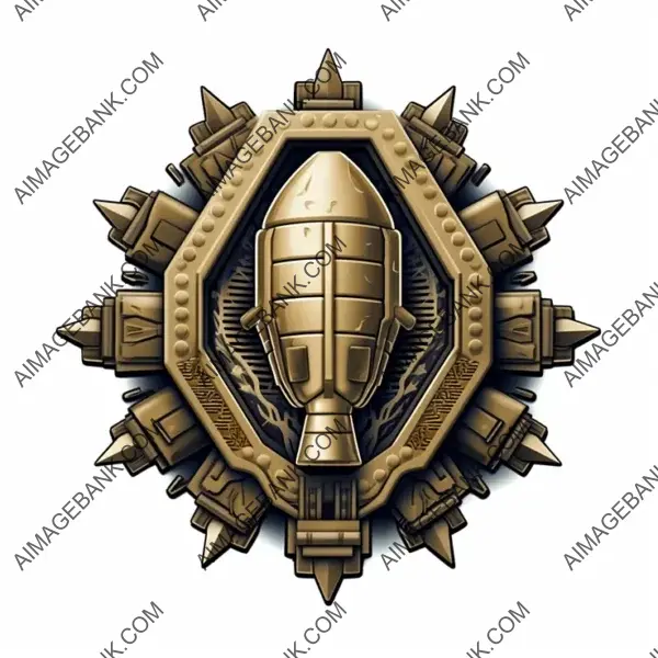 Vector Explosive Ordnance Disposal Badge Design