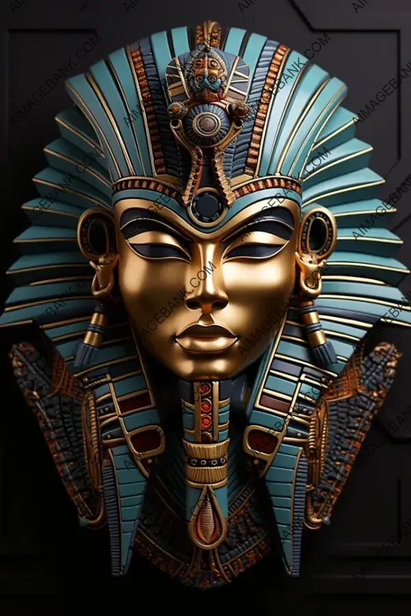 Beautiful Dark Background Enhancing High Relief Egypt Sculptures