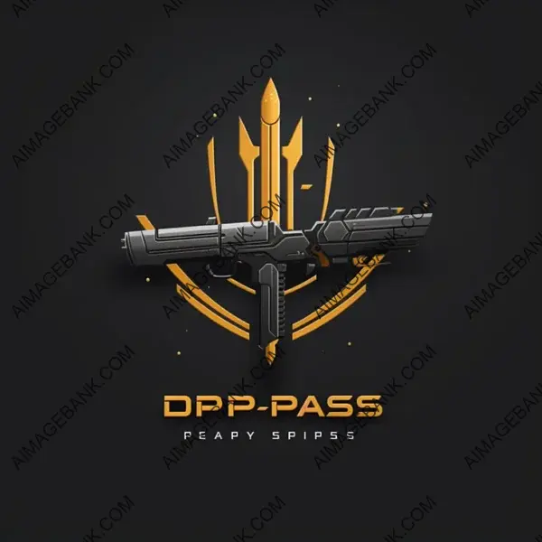 Logo Featuring Simple and Appealing Design of Primary Weapons