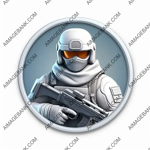 Character-Based Special Forces Game Icon Design