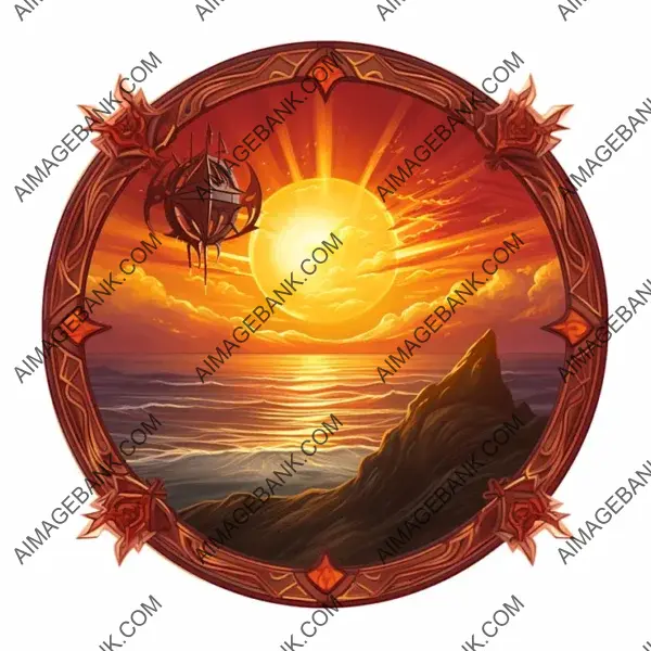 Sun Symbol or Icon with World of Warcraft Reference