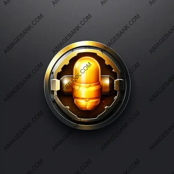 Apocalyptic Style Realistic UI Icon Design