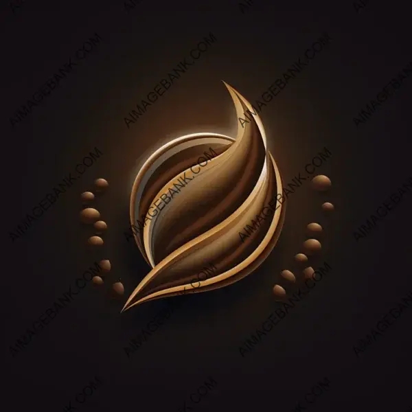 High-Resolution Coffee Bean Logo.