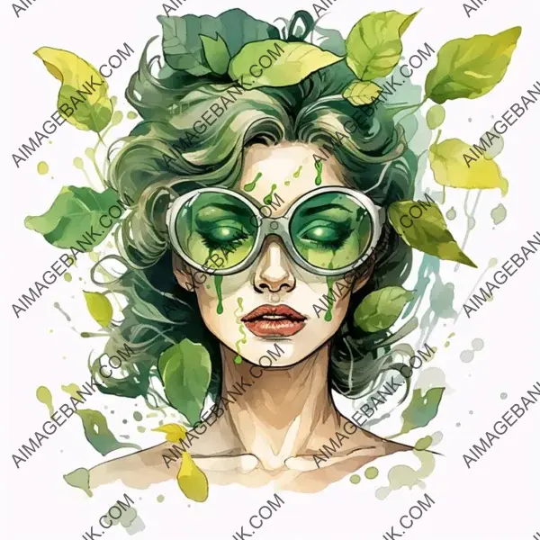 Masked Vigilante: Plant Girl Hero Icon