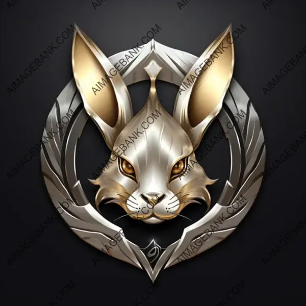 Intriguing Wererabbit Emblem in Gold