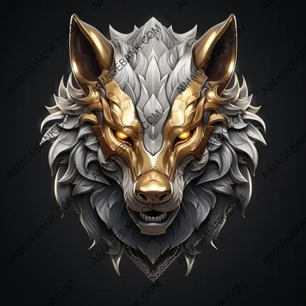 Werewolf Emblem &#8211; Moonlit Silver Gold