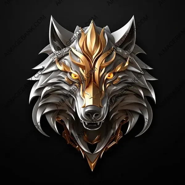 Wolf Logo &#8211; Runes Illuminate Strength