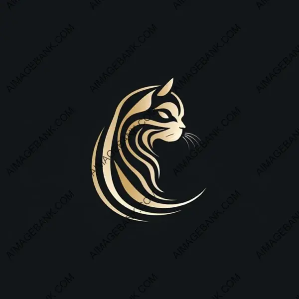 Elegance in Simple Cat Logo Design