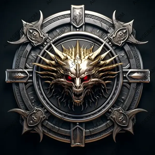 Witcher Emblem &#8211; Silver Gold Adventure