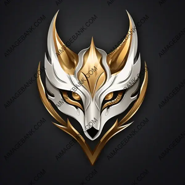 Silver Gold Kitsune &#8211; Emblem of Mystery