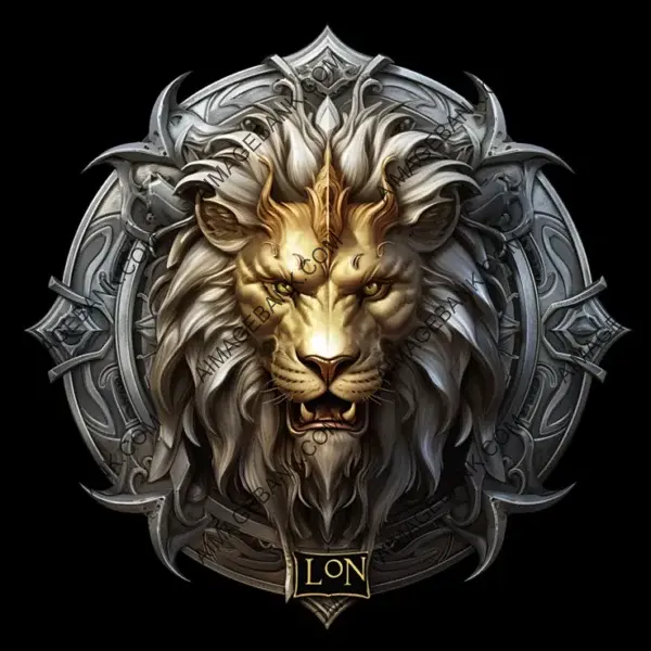 Emblem of Leon&#8217;s Might &#8211; Silver Gold