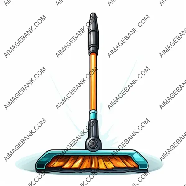 Vibrant window cleaner tool vector SVG icon with isolated white background.