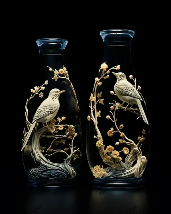 Fluid Avian Designs: Bird-Like Vases