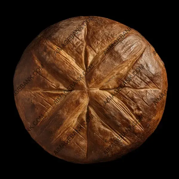 Medieval Bread High-Definition Top View