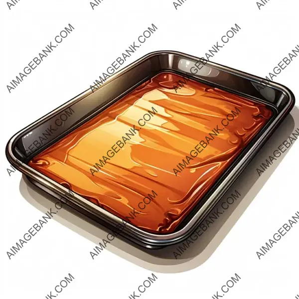 Baking Sheet Isolated on Flat Vector Icon