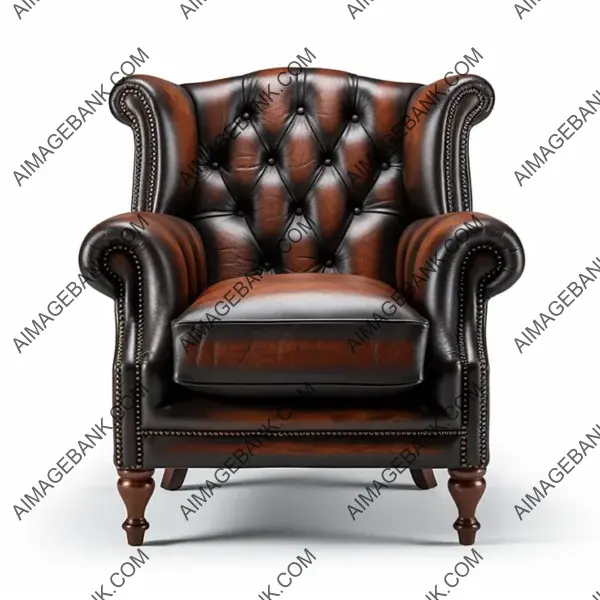 Get lost in the details of this isolated armchair.